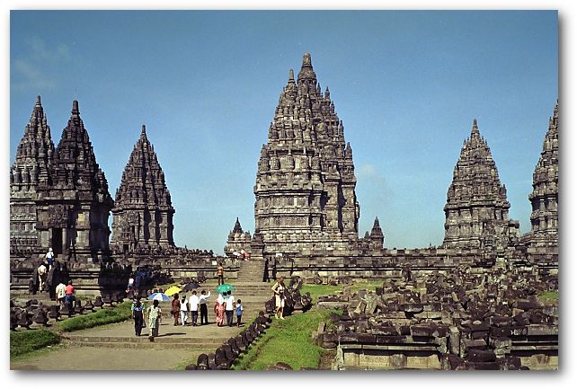 プランバナン寺院(1)(ユネスコ世界遺産)：ジャワの寺院(遺跡)：インドネシア