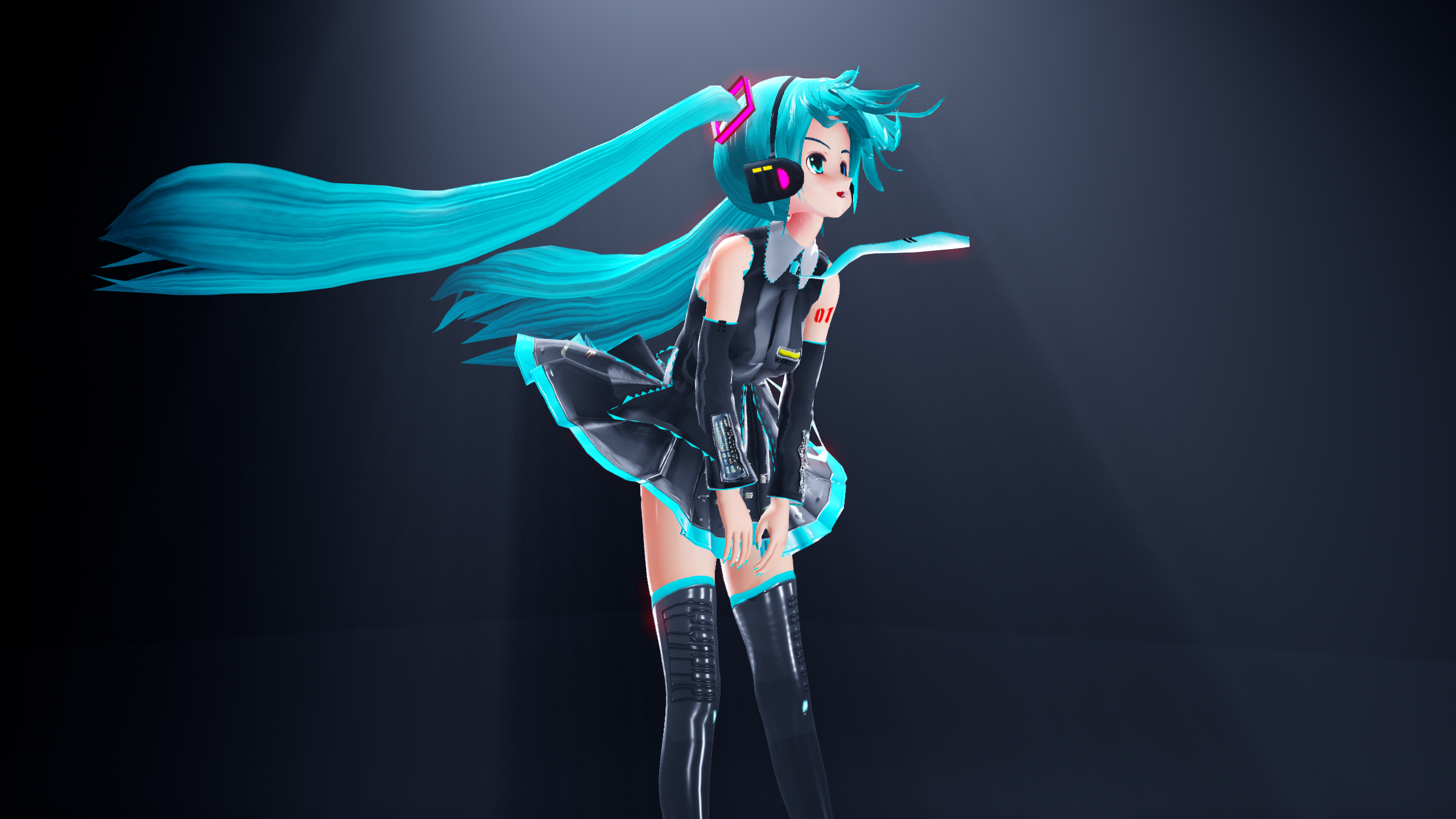 [MMD静画] 風とスカート (らぶ式ミク) [調整中]