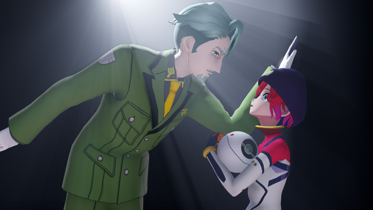 [MMD静画] 壁ドンするヒゲマン [MMDガンダム] [調整中-5]