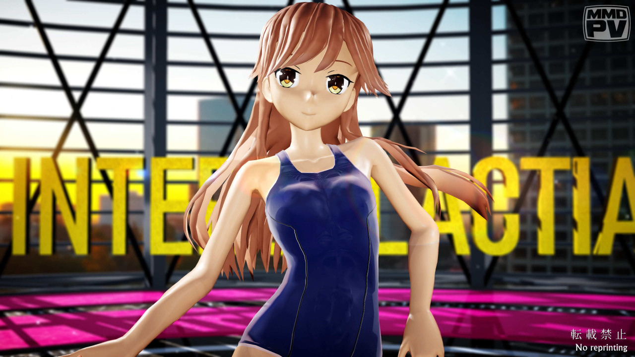 [MMD艦これ] rim式改変荒潮スク水VerのINTERGALACTIA [2160p(4K)][30fps]